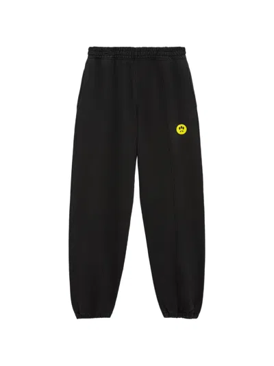 Barrow Logo-patch Track Pants In Schwarz