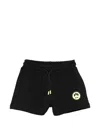 Barrow Logo-print Drawstring Shorts In Black