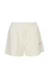 Barrow Logo-print Elasticated Shorts In Neutral