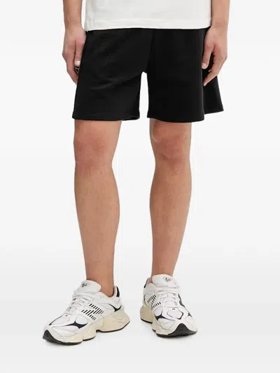 Barrow Logo-print Elasticated-waist Shorts In Black