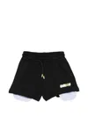 Barrow Logo-print Shorts In Multi