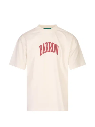 Barrow Logo-print Star-motif T-shirt In Neutral