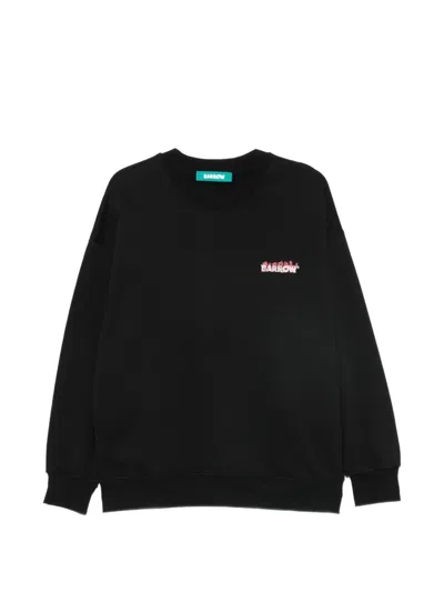 Barrow Logo-print Sweatshirt In Black