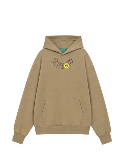 Barrow Logo-print Teddy-bear Hoodie In Neutral