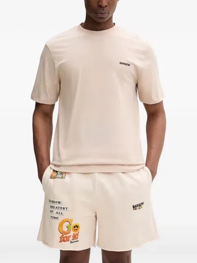 Barrow Logo-print T-shirt In Neutral