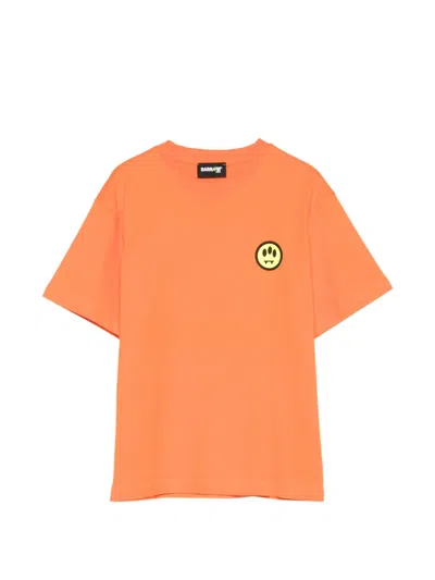 Barrow Kids' Logo-print T-shirt In Orange