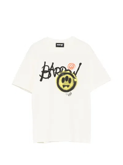 Barrow Kids' Logo-print T-shirt In White