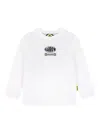 Barrow Long-sleeve Graphic-print T-shirt In White