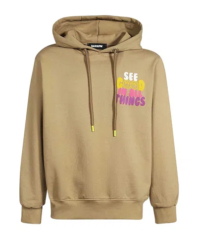 Barrow Long-sleeved Hooded Sweater In Nude