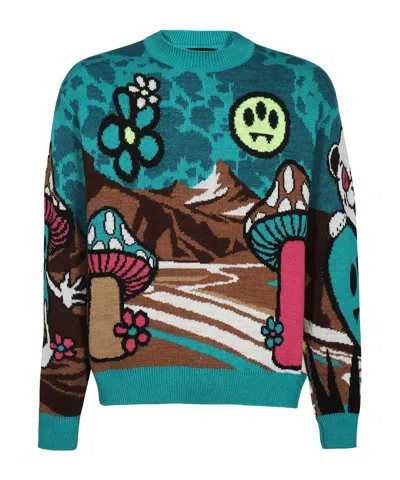 Barrow Long Sleeve Crew-neck Sweater In Green