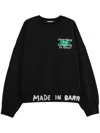 Barrow Made In Land Sweatshirt In Black