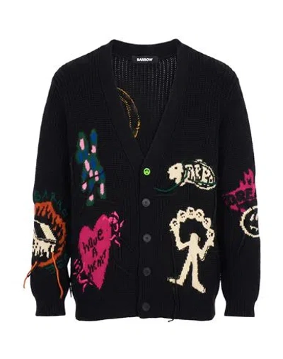 Barrow Man Cardigan Black Size M Wool, Polyacrylic