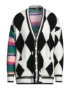 Barrow Man Cardigan Black Size L Polyacrylic, Polyamide, Mohair Wool, Elastane In Black