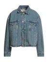 Barrow Man Denim Outerwear Blue Size M Cotton In Blue