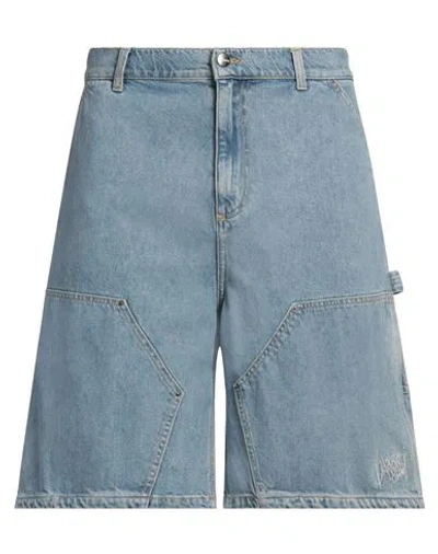 Barrow Man Denim Shorts Blue Size 34 Cotton