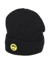 Barrow Man Hat Black Size Onesize Merino Wool, Polyacrylic