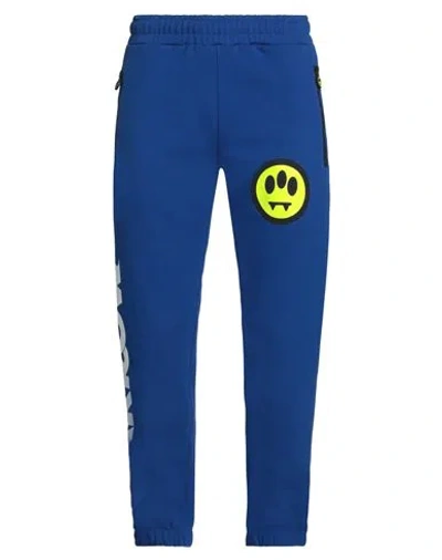 Barrow Man Pants Bright Blue Size L Cotton In Blue