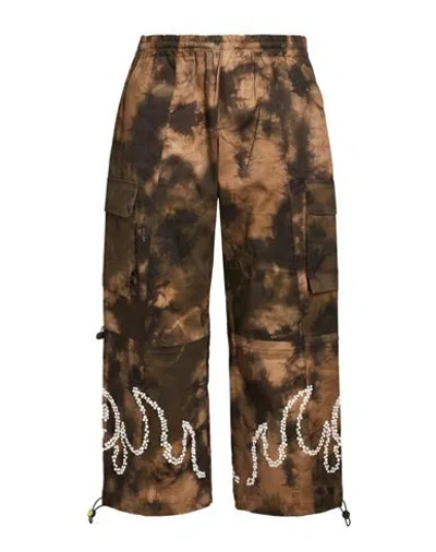 Barrow Man Pants Brown Size M Cotton, Elastane