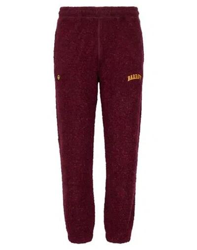 Barrow Man Pants Burgundy Size M Polyester In Red