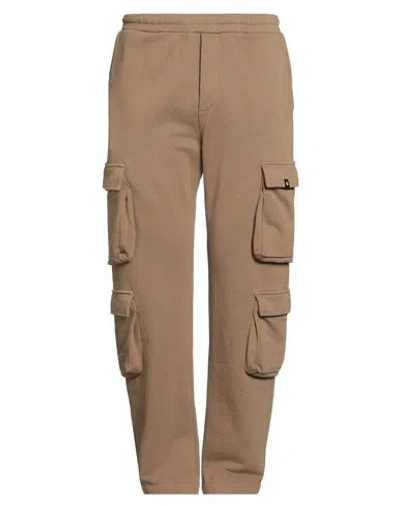 Barrow Man Pants Camel Size L Cotton In Brown