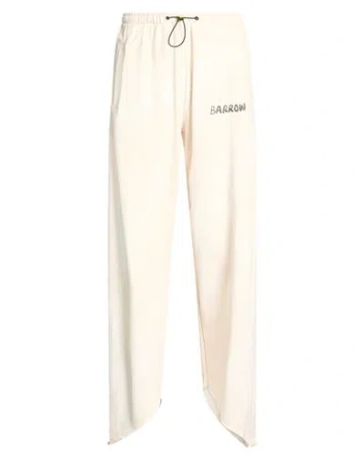 Barrow Man Pants Cream Size Xs Cotton In White