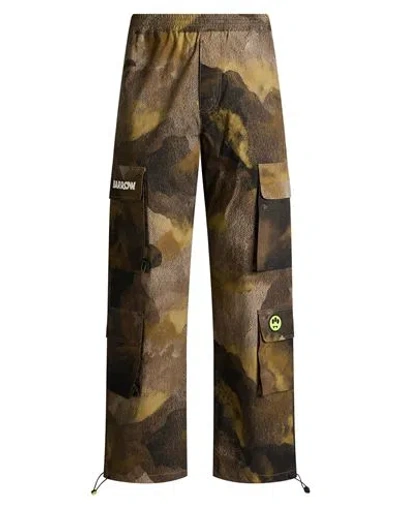 Barrow Man Pants Khaki Size M Cotton, Elastane In Multi