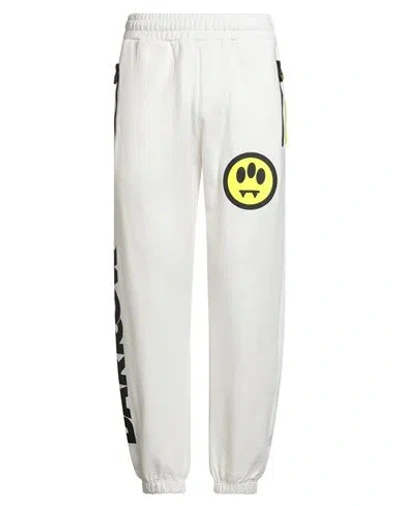 Barrow Man Pants Off White Size L Cotton