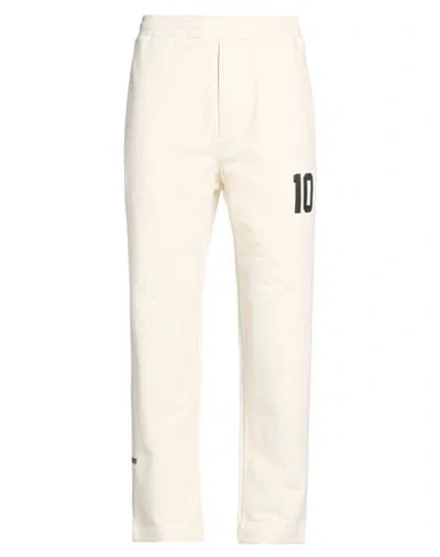 Barrow Man Pants Off White Size L Cotton