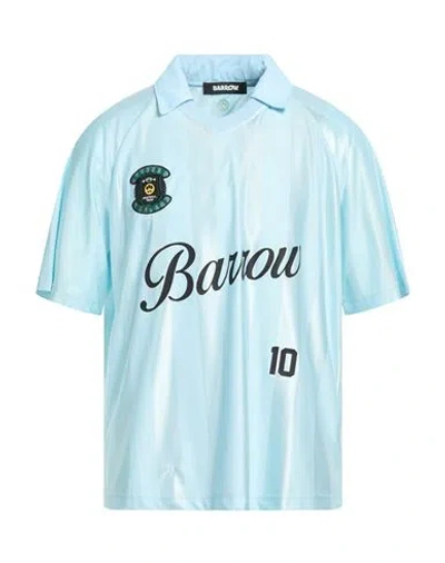 Barrow Man Polo Shirt Sky Blue Size L Polyester
