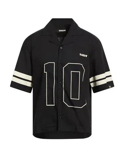 Barrow Man Shirt Black Size L Cotton In Multi