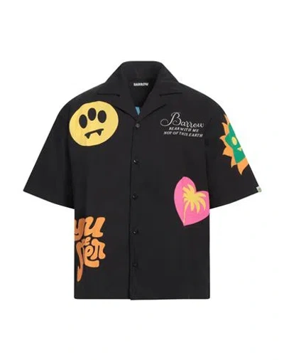 Barrow Man Shirt Black Size Xl Cotton