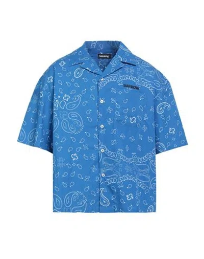 Barrow Man Shirt Blue Size L Cotton