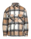 Barrow Checkered Wool Blend Jacket In Multi