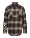 Barrow Man Shirt Chocolate Brown Size L Cotton, Polyester In Brown