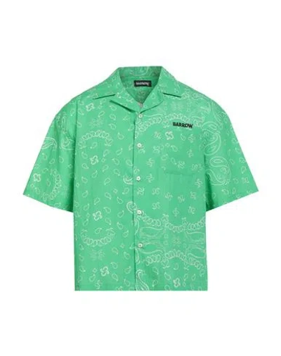 Barrow Man Shirt Green Size L Cotton