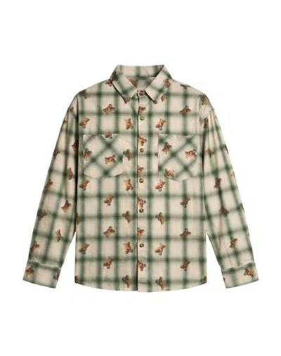 Barrow Man Shirt Green Size Xl Cotton In Multi