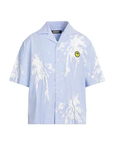 Barrow Man Shirt Sky Blue Size L Cotton