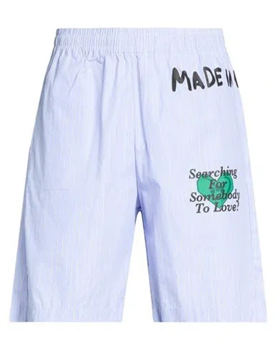 Barrow Man Shorts & Bermuda Shorts Azure Size L Cotton In Purple