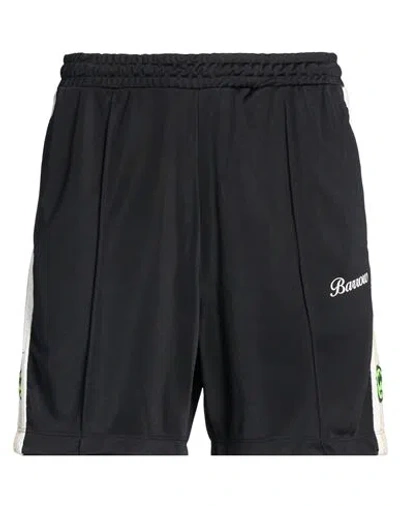Barrow Man Shorts & Bermuda Shorts Black Size M Polyester In Multi