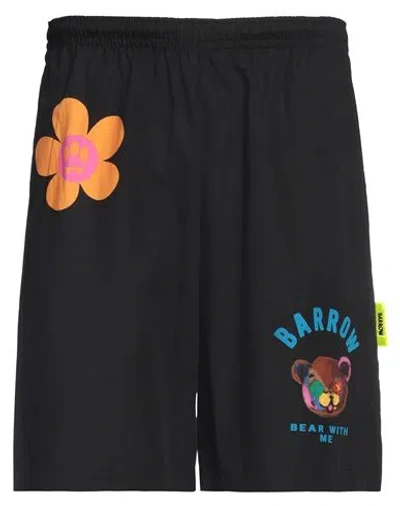 Barrow Man Shorts & Bermuda Shorts Black Size Xs Cotton