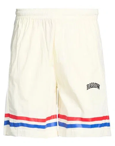 Barrow Man Shorts & Bermuda Shorts Ivory Size L Cotton In Neutral