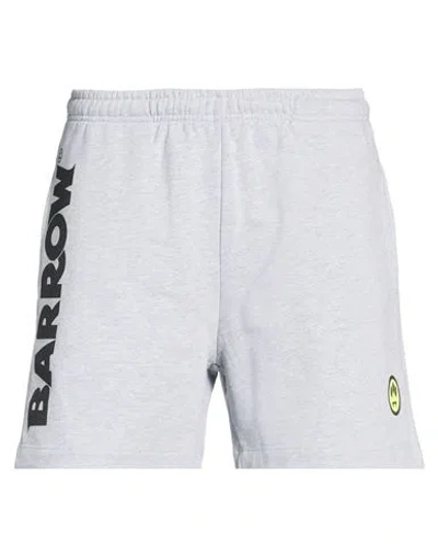 Barrow Man Shorts & Bermuda Shorts Light Grey Size M Cotton In Gray