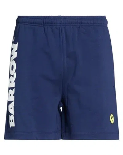 Barrow Man Shorts & Bermuda Shorts Navy Size L Cotton In Blue