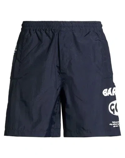 Barrow Man Shorts & Bermuda Shorts Navy Size M Polyamide In Blue