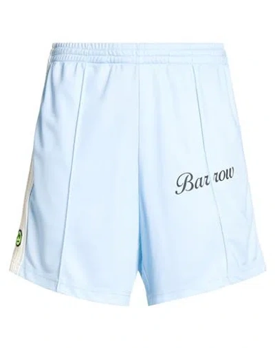 Barrow Man Shorts & Bermuda Shorts Sky Blue Size M Polyester In Black