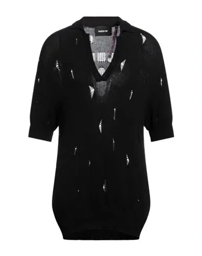 Barrow Man Sweater Black Size S Viscose, Polyester