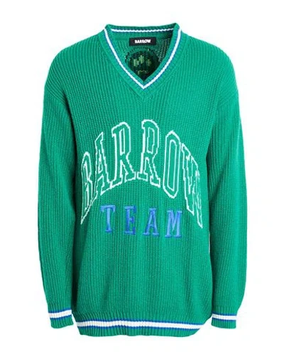 Barrow Man Sweater Green Size M Merino Wool, Viscose, Polyamide, Cashmere