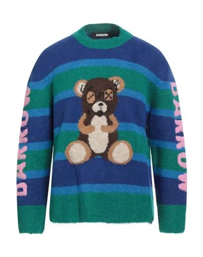 Barrow Man Sweater Navy Size L Polyacrylic, Polyamide, Polyester, Wool, Viscose In Multi