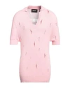 Barrow Man Sweater Pink Size M Viscose, Polyester
