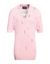 Barrow Man Sweater Pink Size S Viscose, Polyester